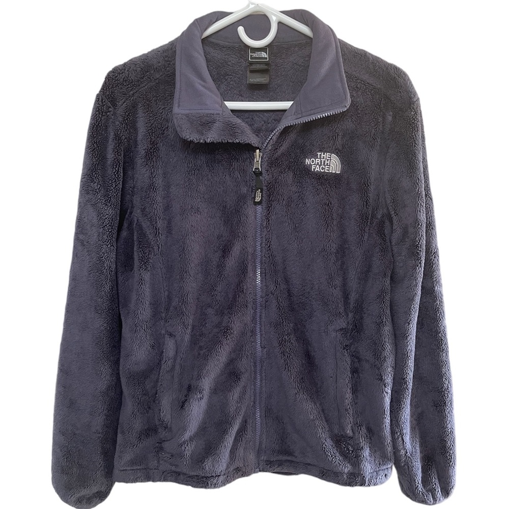 The North Face Women's Plush Full-Zip Fleece Jacket - Dark Gray